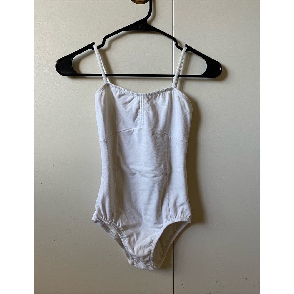 Natalie Dancewear pinch-front/back camisole leotard